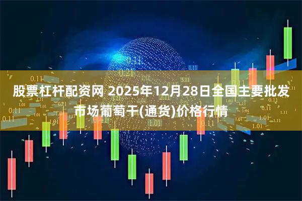 股票杠杆配资网 2025年12月28日全国主要批发市场葡萄干(通货)价格行情